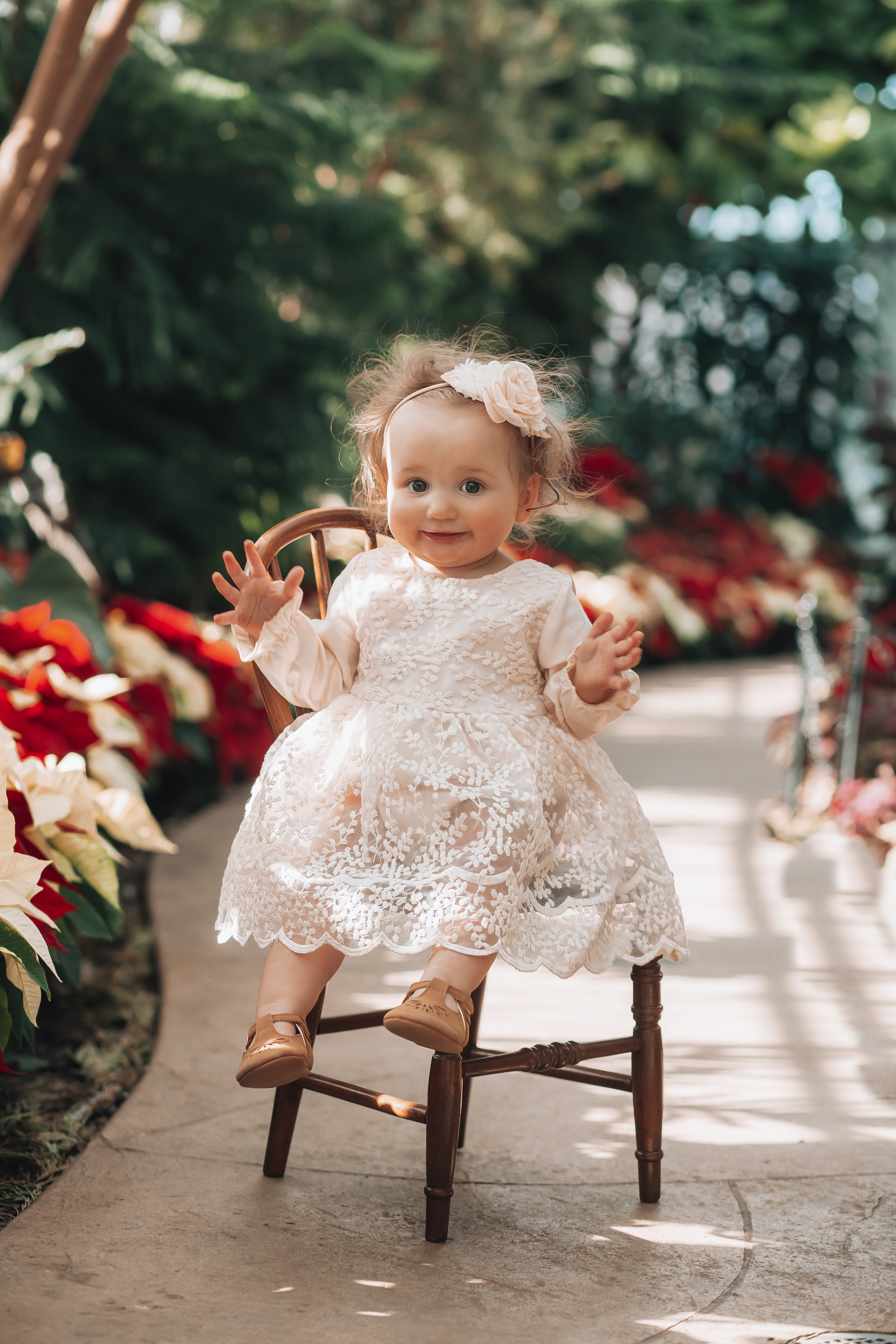 A Greenhouse + One Year Old Session = Magic